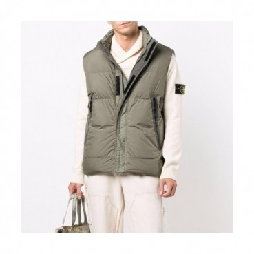 Stone Island Mens Casual Down Vest Khaki - 스톤아일랜드 2021 남성 캐쥬얼 다운 베스트 Sto0395x Size(m 