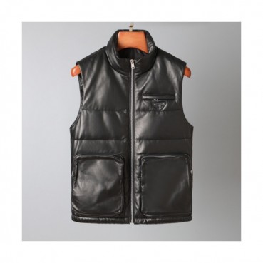 Prada Mens Casual Duck Down Vest Black - 프라다 2021 남성 캐쥬얼 덕다운 조끼 Pra02501x Size(m 