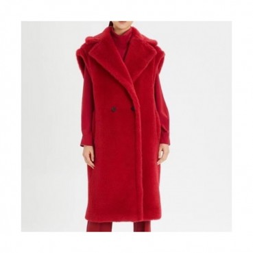 Maxmara Ladies Flannel Best Red - 막스마라 여성 플란넬 베스트 Max0107x