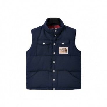 Gucci Mens Patch Logo Modern Duck Down Padding Vest Navy - 구찌 2021 남성 패치 로고 모던 덕다운 패딩조끼 Guc04466x Size(s 