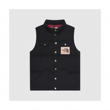 Gucci Mens Patch Logo Modern Duck Down Padding Vest Black - 구찌 2021 남성 패치 로고 모던 덕다운 패딩조끼 Guc04465x Size(xs 