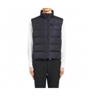 Prada Mens Casual Duck Down Vest Black - 프라다 2021 남성 캐쥬얼 덕다운 조끼 Pra02438x Size(m 