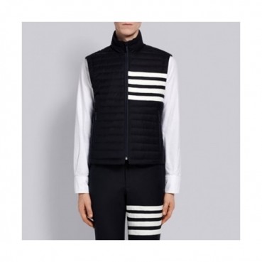[톰브라운]Thom Browne 2020 Mens Patch Logo Down Pedding Vest - 톰브라운 2020 남성 패치 로고 다운 패딩 조끼 Thom01140x.Size(m 