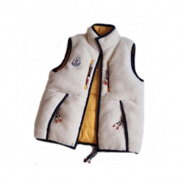 [몽클레어]Moncler 2020 Mens Patch Logo Modern Flannel Duck Down Padding Vest - 몽클레어 2020 남성 패치 로고 모던 플란넬 덕다운 양면 패딩 조끼 Moc01334x.Size(s 
