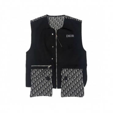 Dior 2019 Mens Logo Casual Linen Vest - 디올 2019 남성 로고 캐쥬얼 린넨 조끼 Dio0450x.Size(m 