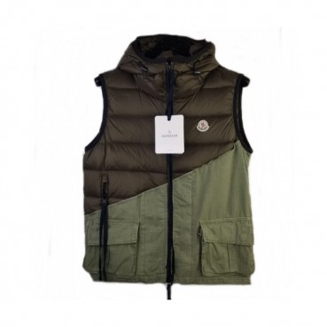 Moncler 2019 Mens Patch Logo Modern Goose Down Padding Vest - 몽클레어 2019 남성 패치 로고 모던 구스다운 패딩 조끼 Moc01197x.Size(m 