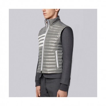 Thom Browne 2019 Mens Patch Logo Down Pedding Vest - 톰브라운 2019 남성 패치 로고 다운 패딩 조끼 Thom0430x.Size(s 
