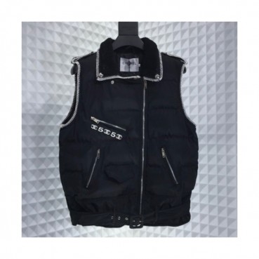 Chanel 2019 Mm/Wm Logo Down Pedding Vest - 샤넬 2019 남자 로고 다운 패딩 조끼 Cnl0487x.Size(s 