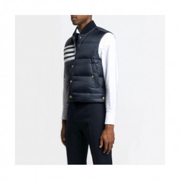 Thom Browne 2019 Mens Patch Logo Down Pedding Vest - 톰브라운 2019 남성 패치 로고 다운 패딩 조끼 Thom0306x.Size(s 