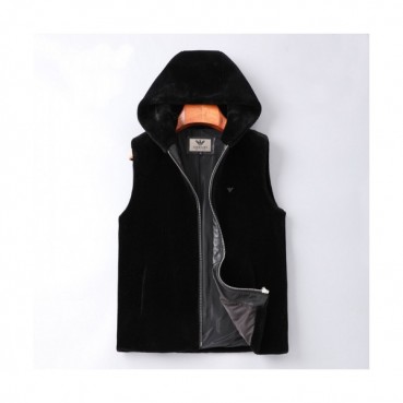 Armani 2019 Mens Casual Logo Fur Vest  - 알마니 2019 남성 캐쥬얼 로고 모피조끼 Arm0297x.Size(m 