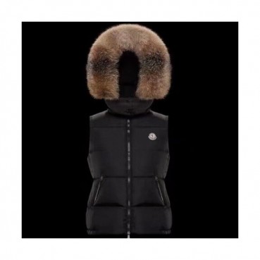 Moncler  2019 Womens Patch Logo Down Pedding Vest - 몽클레어 2019 여성 패치 로고 다운 패딩 조끼 Moc0662x.Size(s 