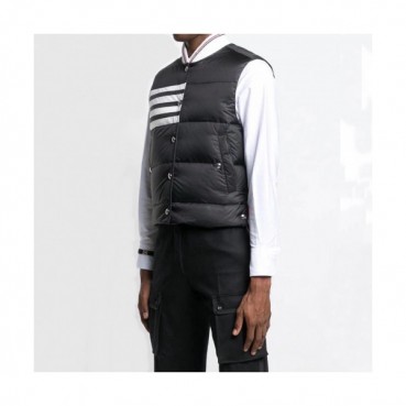 Thom Browne 2019 Mens Patch Logo Down Pedding Vest - 톰브라운 2019 남성 패치 로고 다운 패딩 조끼 Thom0171x.Size(m 
