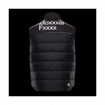 Moncler x Fragment 2019 Mens Patch Logo Down Pedding Vest - 몽클레어 x 프래그먼트 2019 남성 패치 로고 다운 패딩 조끼 Moc0563x.Size(m 