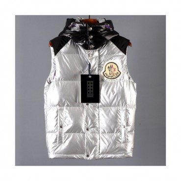 Moncler 2019 Mm/Wm Patch Logo Down Pedding Vest - 몽클레어 2019 남자 패치 로고 다운 패딩 조끼 Moc0521x.Size(s 