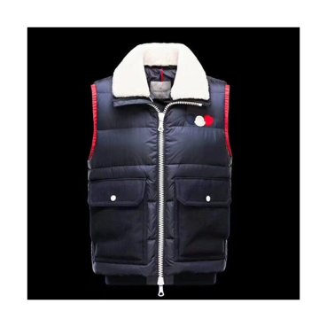 [몽클레어] 17 다운조끼 남성용 네이비 90% 오리털 mo0017m - Moncler 17 Down Vest Men Navy 90% duck down