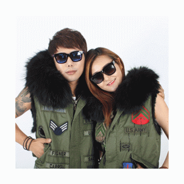 [품절임박]미스터앤미세스퍼 천송이야상 라쿤야상 MR&Mrsfurs 남여공용-