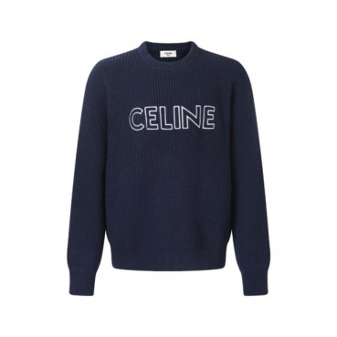 셀린느 남성 라운드 스웨터 - Celine Mens Round Sweater 
