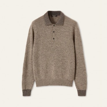 로로피아나 남성 폴로 스웨터 - Loro Piana Mens Polo Sweater 