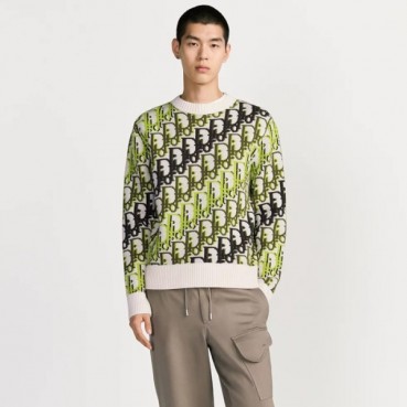 디올 남성 오블리크 스웨터 - Dior Mens Oblique Sweater 
