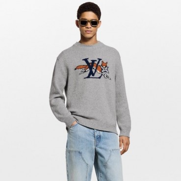 루이비통 남성 라운드 스웨터 - Louis vuitton Mens Round Sweater 