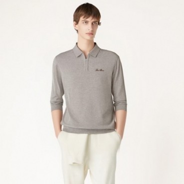 로로피아나 남성 폴로 스웨터 - Loro Piana Mens Polo Sweater 