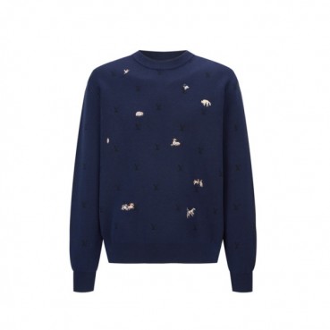 루이비통 남성 라운드 스웨터 - Louis vuitton Mens Round Sweater 