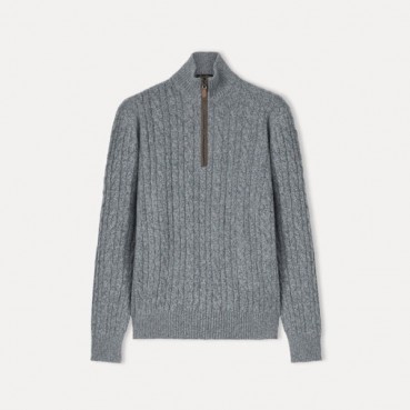 로로피아나 남성 집업 스웨터 - Loro Piana Mens Zip