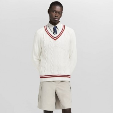 루이비통 남성 브이넥 스웨터 - Louis vuitton Mens V