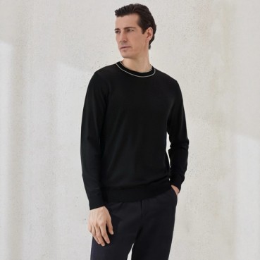브루넬로쿠치넬리 남성 라운드 니트 - Brunello Cucinelli Mens Round Knitwear 