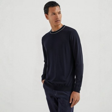 브루넬로쿠치넬리 남성 라운드 니트 - Brunello Cucinelli Mens Round Knitwear 