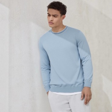 브루넬로쿠치넬리 남성 라운드 니트 - Brunello Cucinelli Mens Round Knitwear 