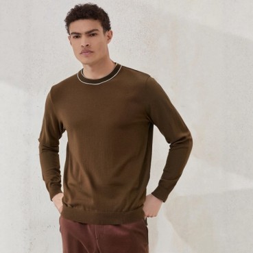 브루넬로쿠치넬리 남성 라운드 니트 - Brunello Cucinelli Mens Round Knitwear 