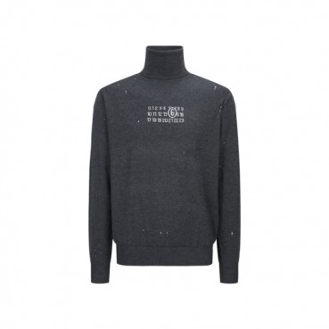 메종 마르지엘라 남성 터틀넥 니트 - Maison margiela Mens Turtle