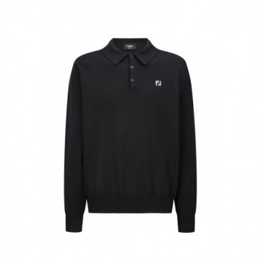 펜디 남성 폴로 스웨터 - Fendi Mens Polo Sweater 