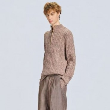 로로피아나 남성 지퍼 스웨터 - Loro Piana Mens Zipper Sweater 
