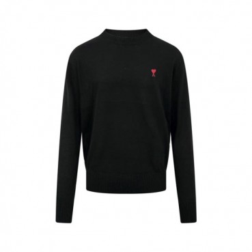 아미 남/녀 라운드 니트 - Ami Unisex Round Knitwear 