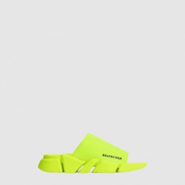 발렌시아가 남성 스피드 2.0 리사이클드 니트 슬라이드 - Balenciaga Mens Speed 2.0 Recycled Knit Slides 