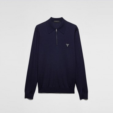 프라다 남성 폴로 스웨터 - Prada Mens Polo Sweater 