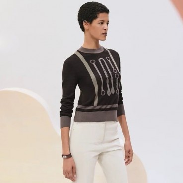 에르메스 여성 라운드 스웨터 - Hermes Womens Round Knitwear 