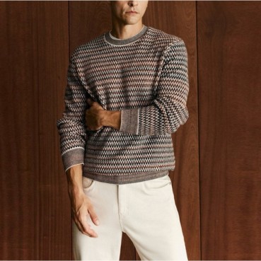 로로피아나 남성 라운드 스웨터 - Loro Piana Mens Round Sweater 