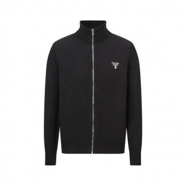 프라다 남성 집업 스웨터 - Prada Mens Zip