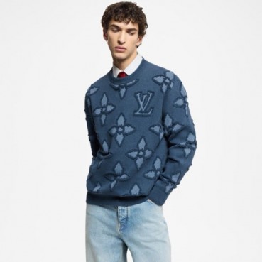 루이비통 남성 라운드 스웨터 - Louis vuitton Mens Round Sweater 
