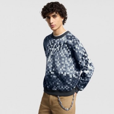 루이비통 남성 라운드 스웨터 - Louis vuitton Mens Round Sweater 