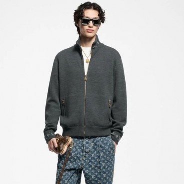 루이비통 남성 집업 스웨터 - Louis vuitton Mens Zip