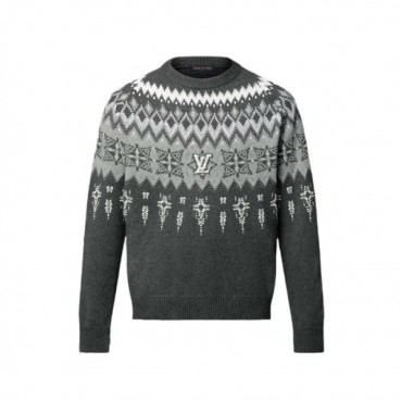 루이비통 남성 라운드 스웨터 - Louis vuitton Mens Round Sweater 