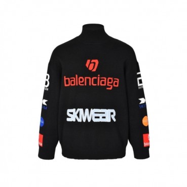 발렌시아가 남성 터틀넥 니트 - Balenciaga Mens Turtle