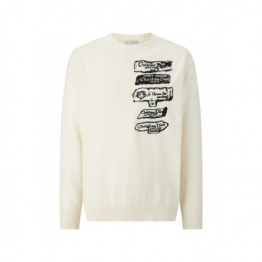 디올 남성 라운드 스웨터 - Dior Mens Round Knitwear 