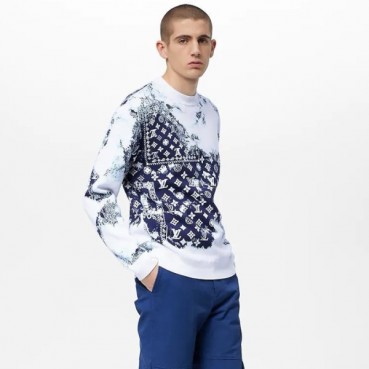 루이비통 남성 라운드 스웨터 - Louis vuitton Mens Round Sweater 