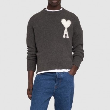 아미 남성 라운드 니트웨어 - Ami Mens Round Knitwear 