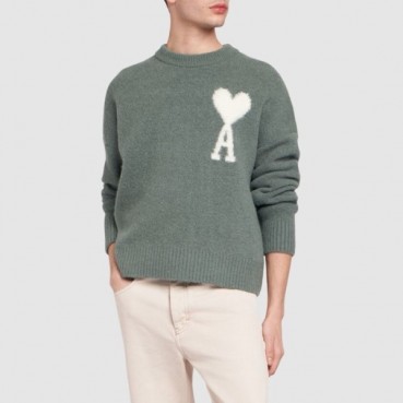 아미 남성 라운드 니트웨어 - Ami Mens Round Knitwear 